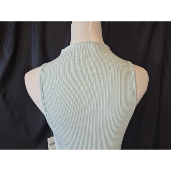 NWT Anthropologie Maeve *IN LIGHT BLUE* Womens Mock Neck Sleeveless Tank XS - Picture 8 of 9